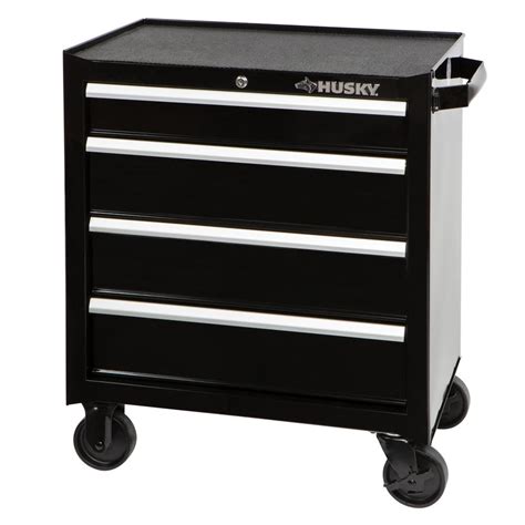 husky 4 drawer steel base cabinet|4 drawer rolling tool chest.